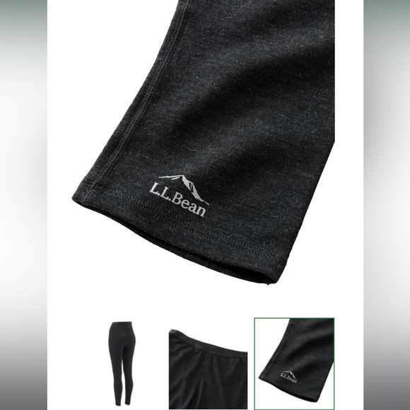 NIB L.L. Bean Women's Cresta Wool Base Layer ~ XS in Bram Berry 🍇 - Picture 5 of 10